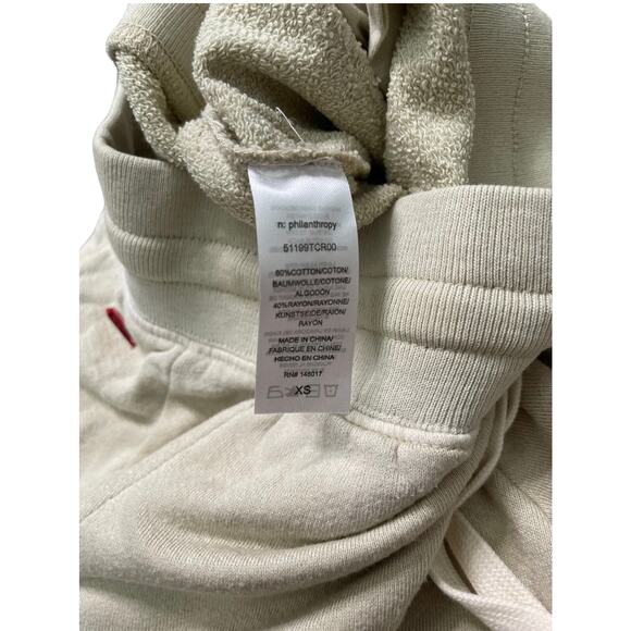 N: Philanthropy Coco Shorts Distressed Vintage Bone Beige Womens Size XS - NWT - Picture 8 of 12